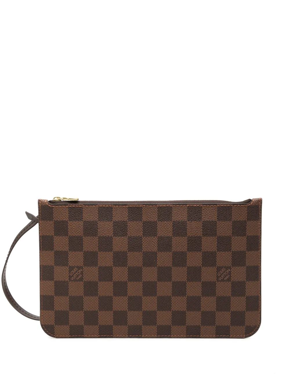 Louis Vuitton Pre-Owned 2000-2026 Damier Ebene Neverfull MM pouch - Braun