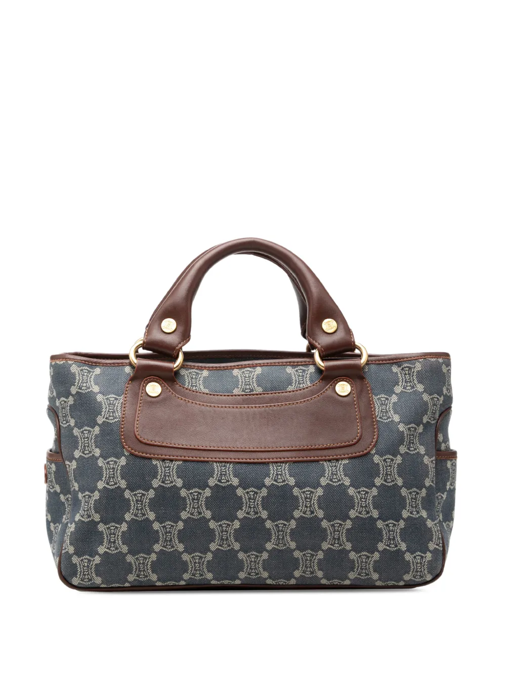 Celine Pre-Owned 2010 Macadam Denim Boogie handbag - Blu