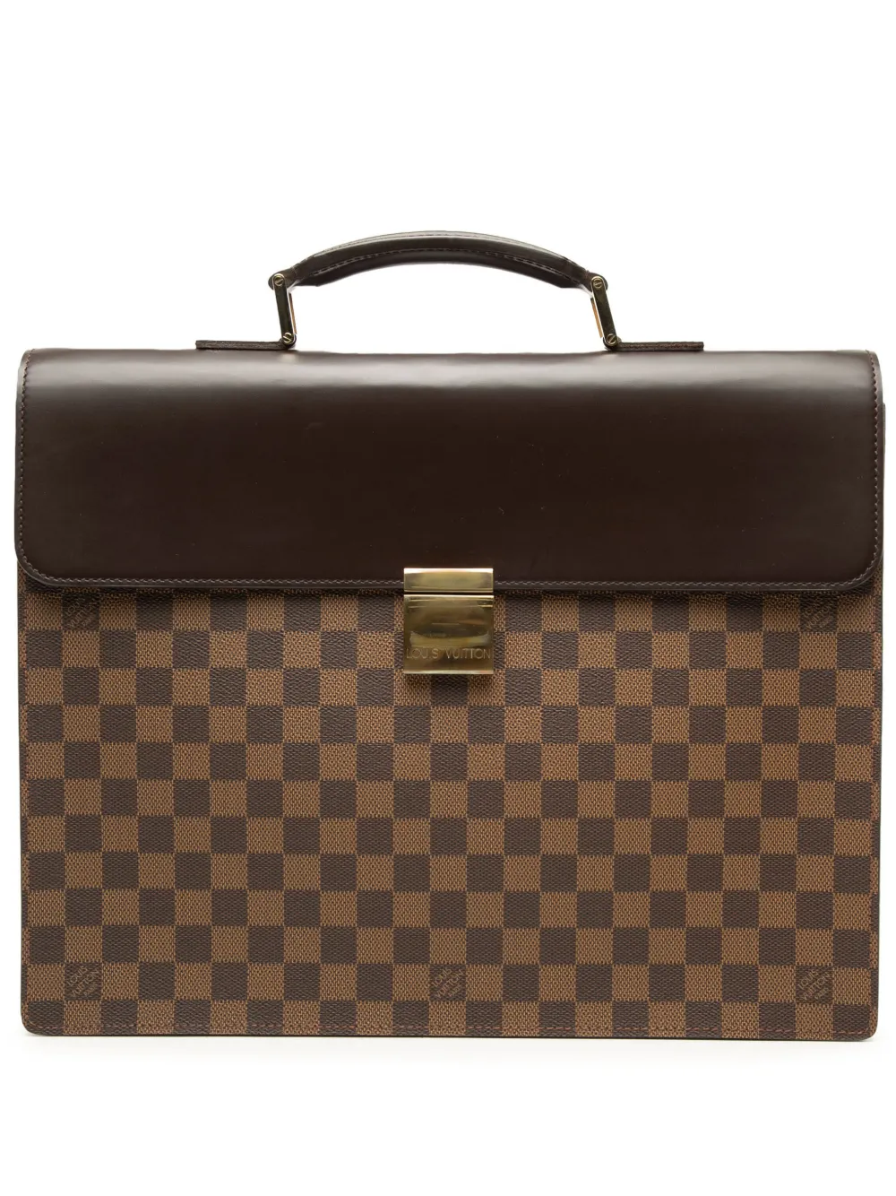 Louis Vuitton Pre-Owned 2000 Damier Ebene Altona PM business bag - Marrone