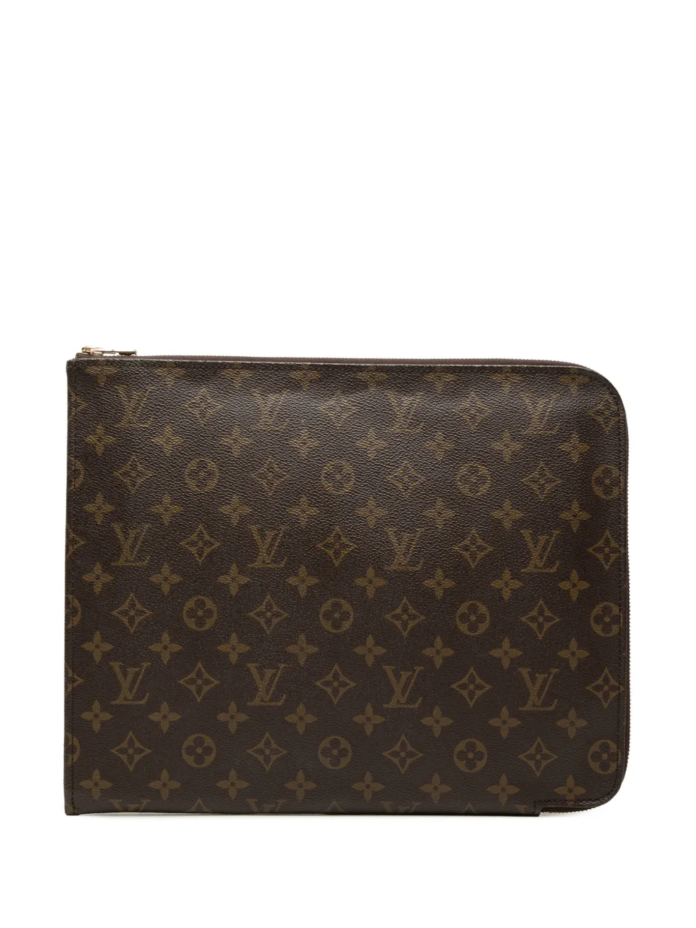 Louis Vuitton Pre-Owned 1999 Monogram Poche Documents Portfolio 30 clutch bag - Brown