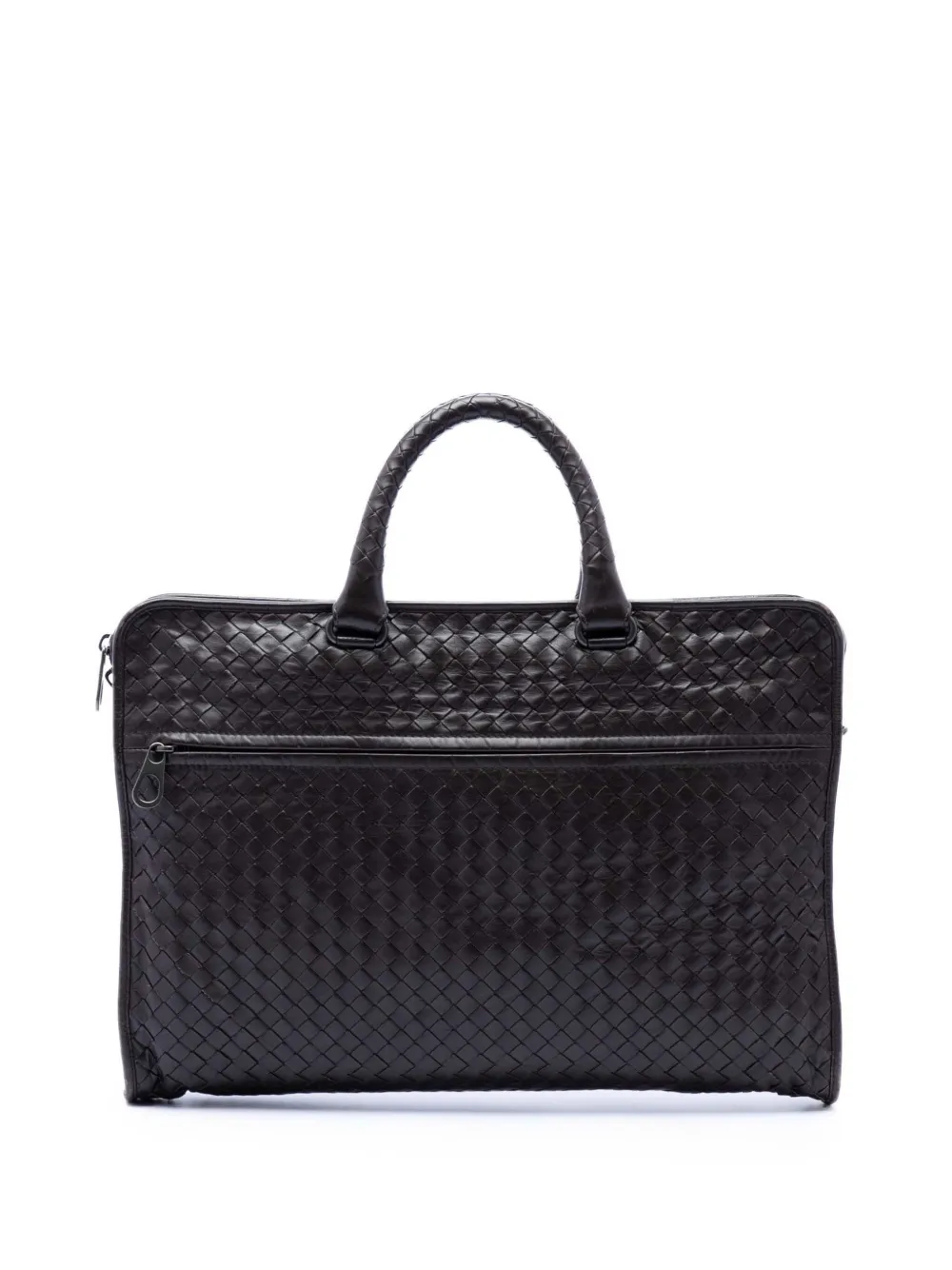 Bottega Veneta Pre-Owned 2012-2026 Nappa Intrecciato business bag - Brown