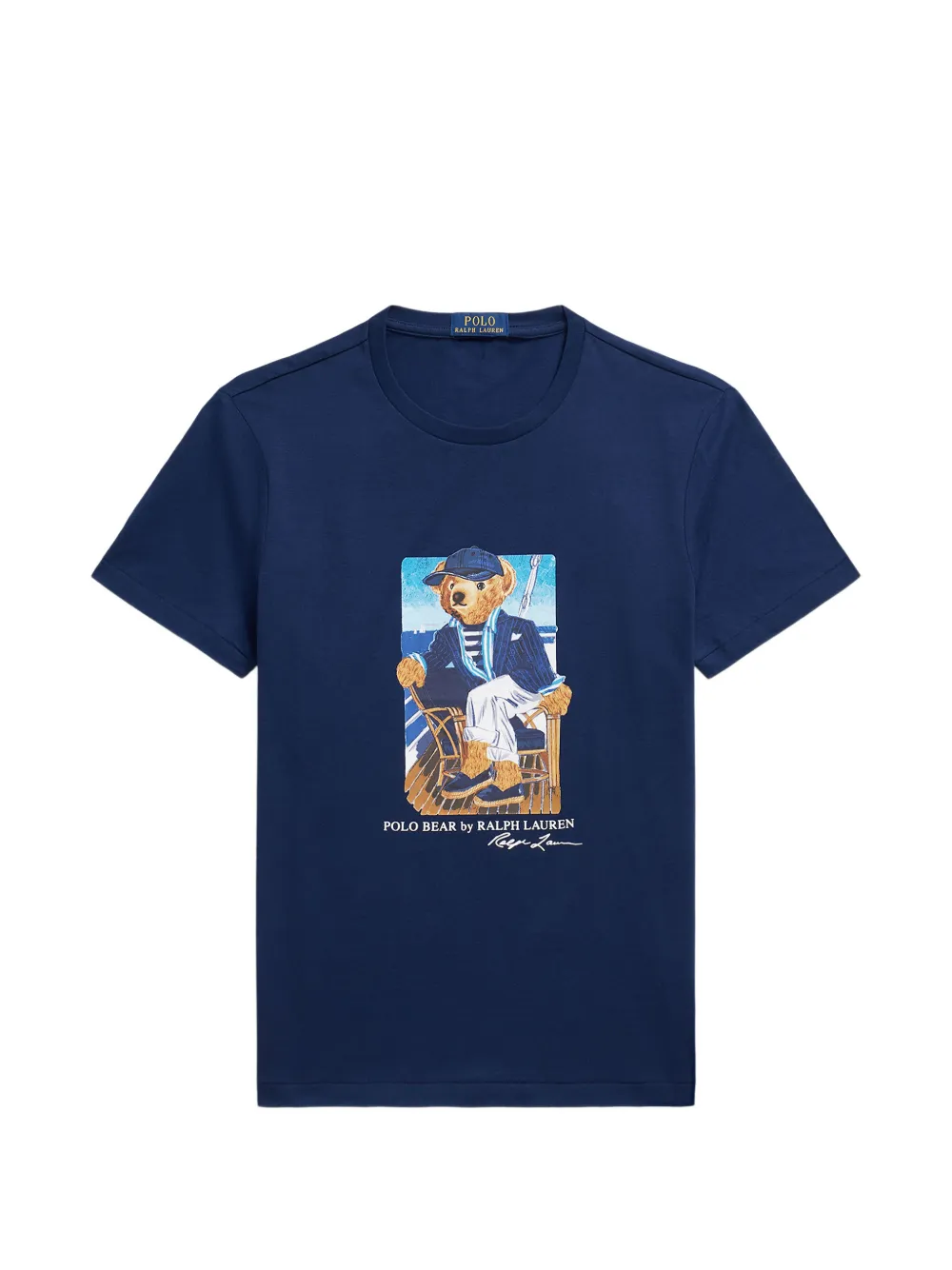 Polo Ralph Lauren Polo Bear Print T-shirt In Blue
