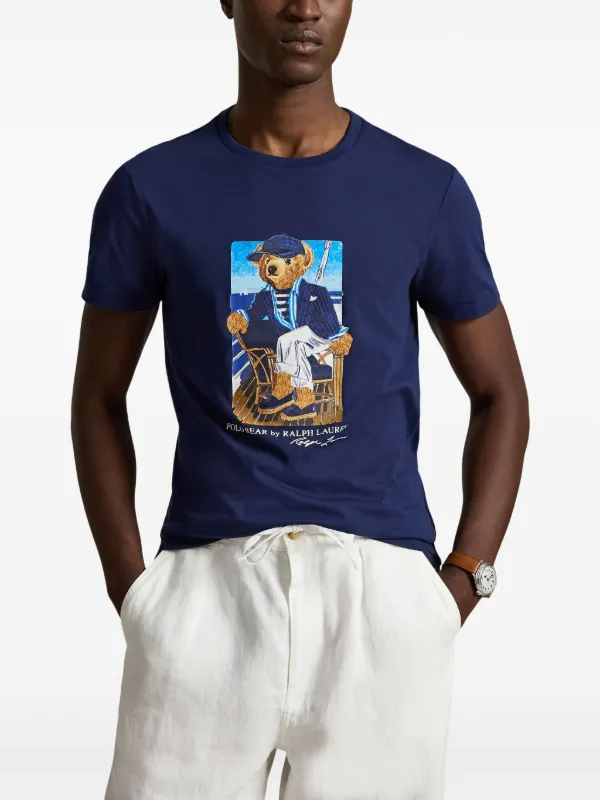 Polo Ralph Lauren ポロベア Tシャツ | ブルー | FARFETCH JP