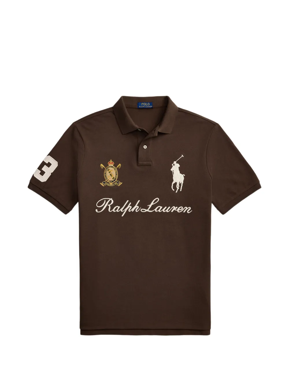Polo Ralph Lauren Big Pony logo-embroidered polo shirt - Braun
