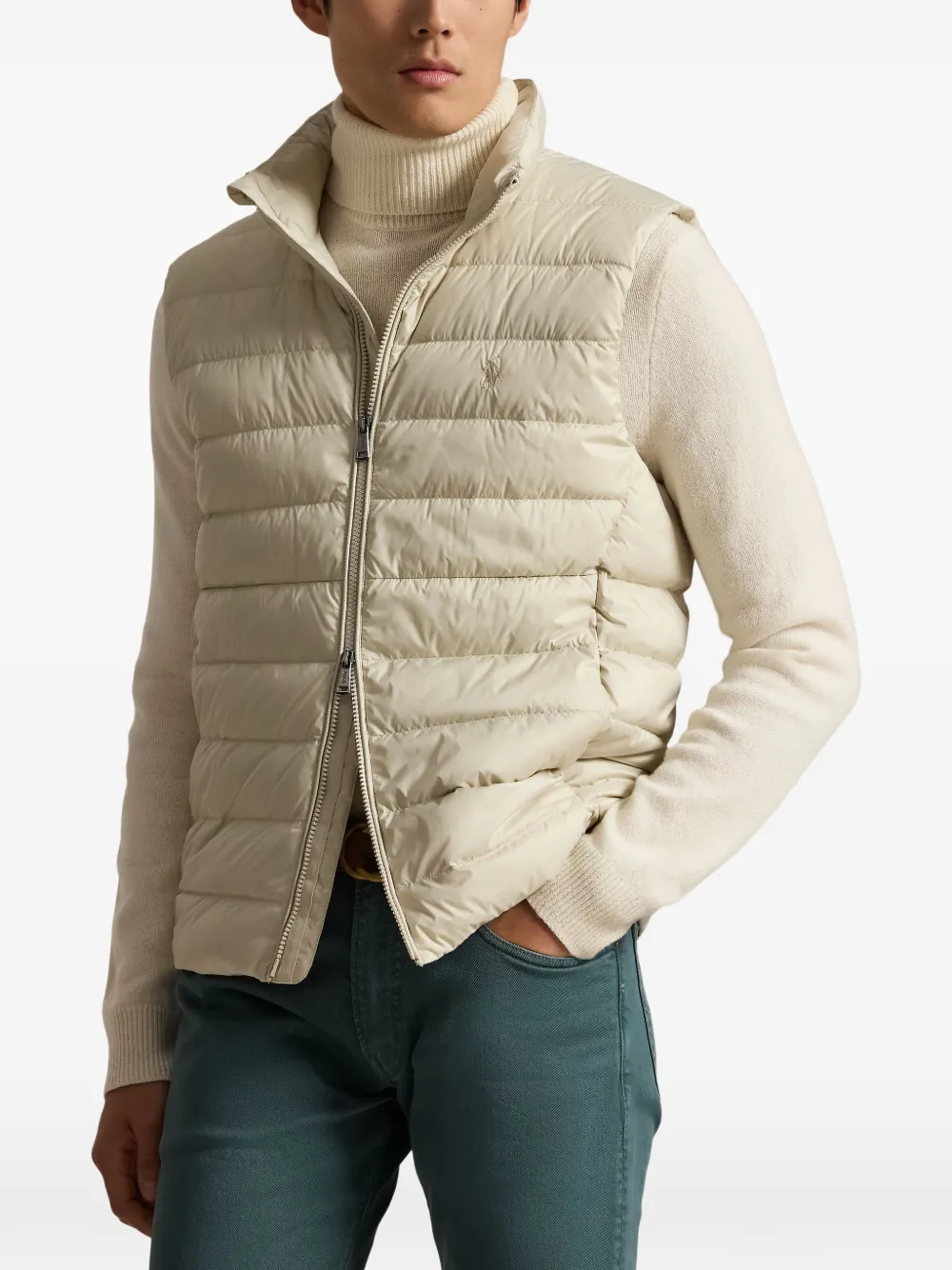 Polo Ralph Lauren Pony waterafstotende bodywarmer Beige