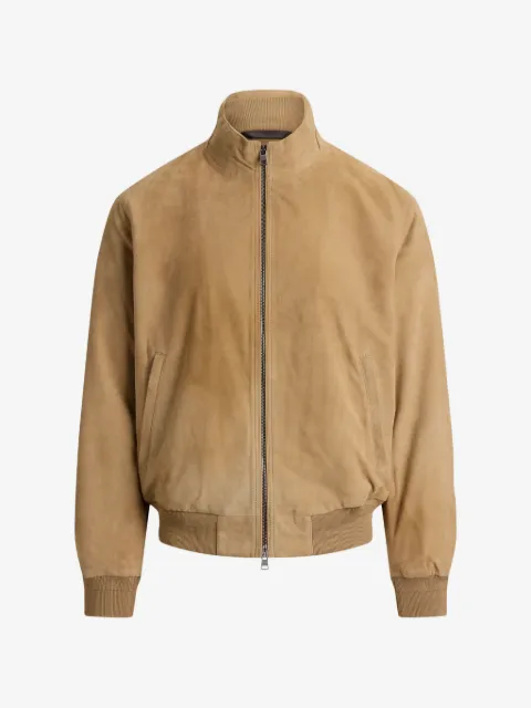 Polo Ralph Lauren zip-up suede jacket