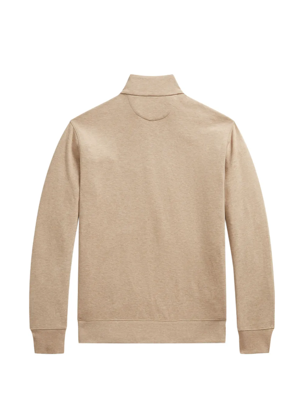 Polo Ralph Lauren Trui met geborduurd logo en rits Beige