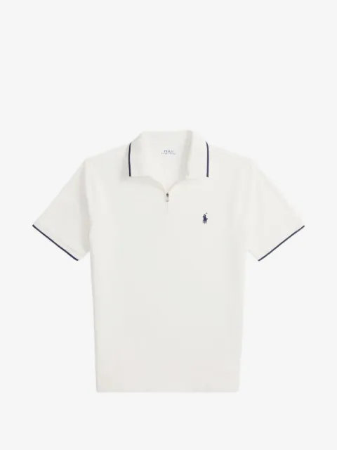 Polo Ralph Lauren zip-fastening contrast-trim polo shirt