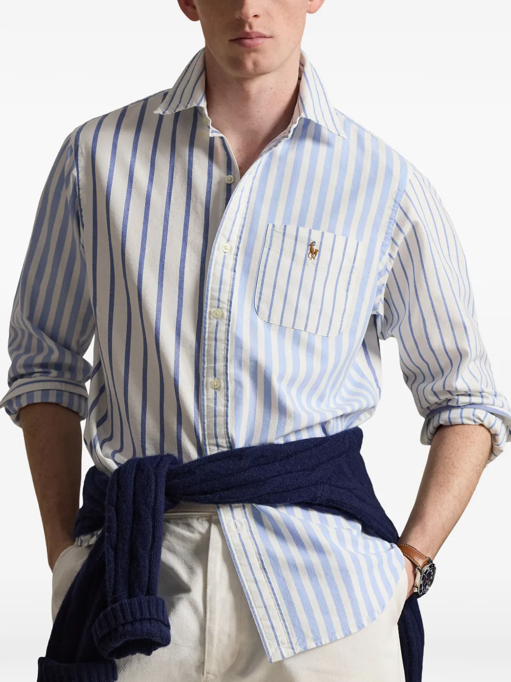 Polo Ralph Lauren Gestreept overhemd Wit