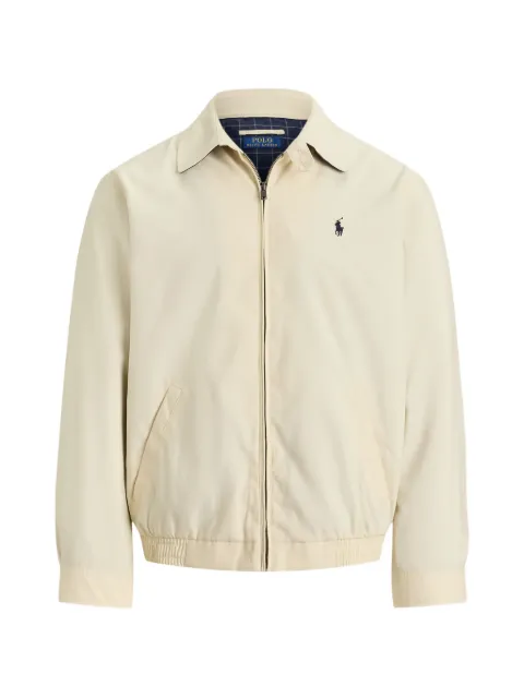 Polo Ralph Lauren embroidered-logo zip-up ligthweight jacket