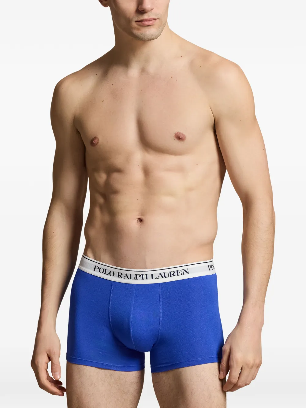 Polo Ralph Lauren logo-waistband boxers (set of three) - Blu
