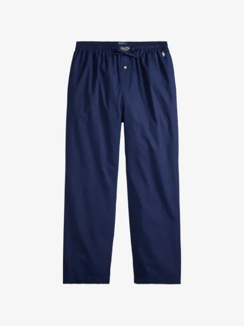 Polo Ralph Lauren logo-embroidered drawstring pajama pants