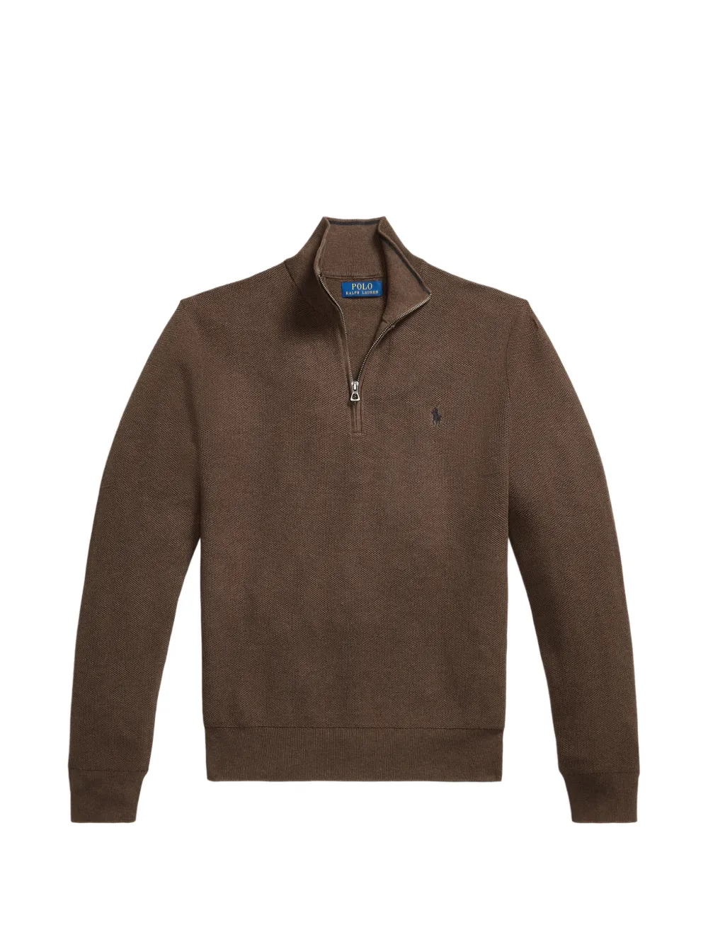 Polo Ralph Lauren Maglione con zip - Marrone