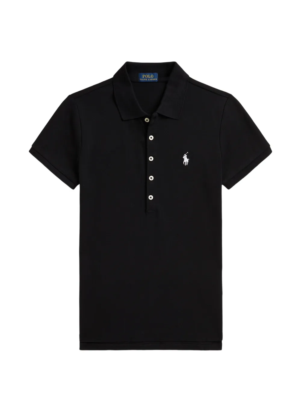 Polo Ralph Lauren slim-fit logo-embroidered piqué polo shirt - Nero