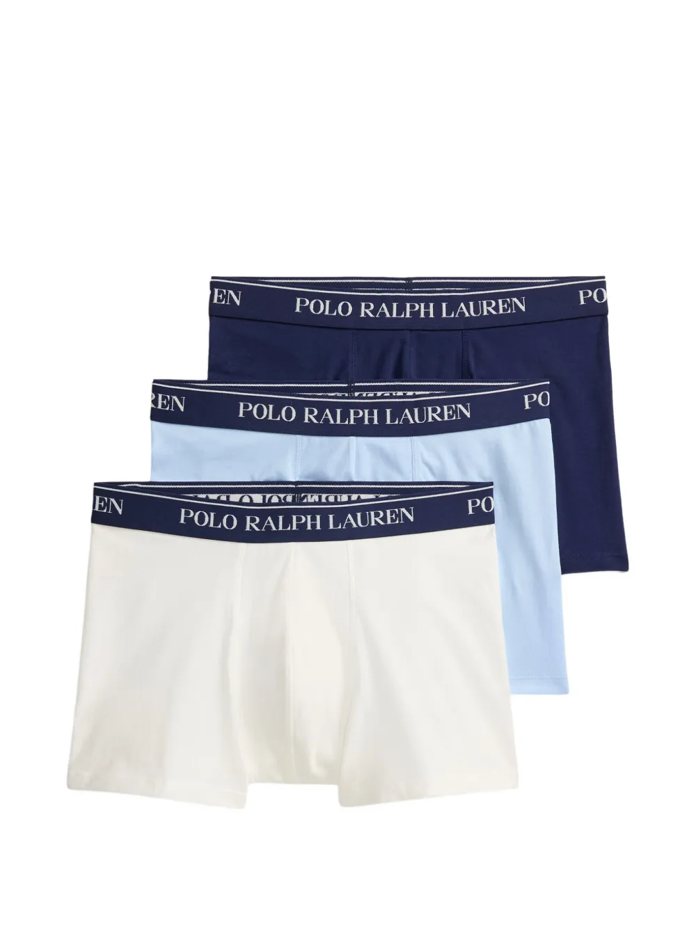 Polo Ralph Lauren logo-waistband boxers (set of three) - Blu