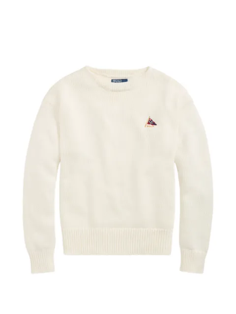 Polo Ralph Lauren logo-embroidered knit sweater