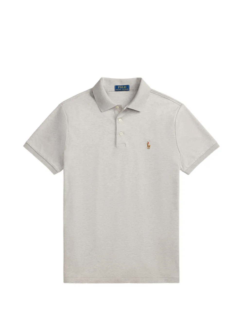 Polo Ralph Lauren embroidered-logo polo shirt - Grigio