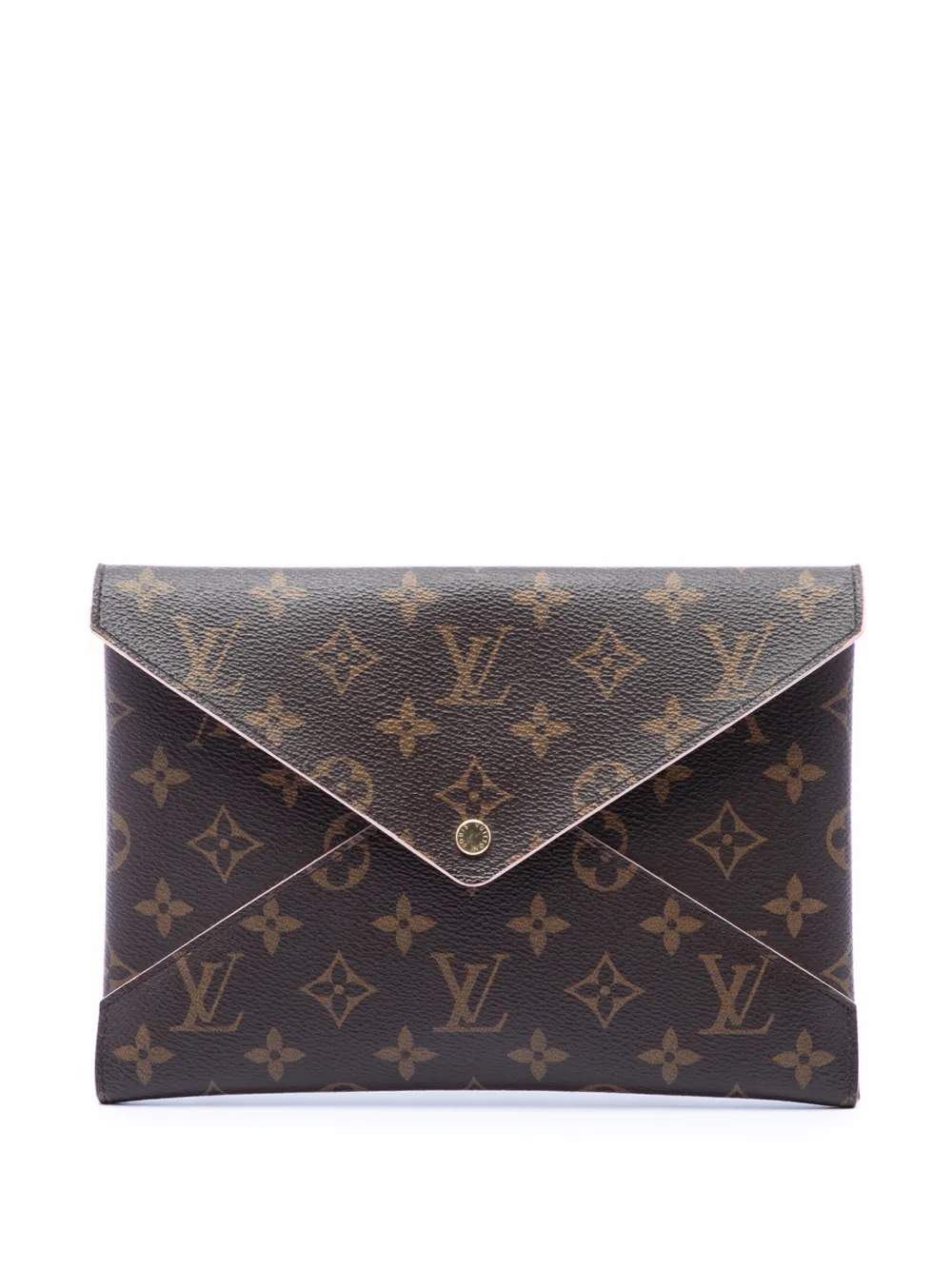 Louis Vuitton Pre-Owned 2019 Monogram Pochette Kirigami GM clutch bag - Braun