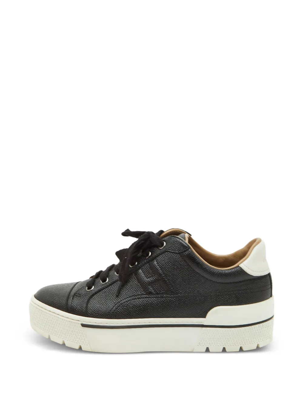 Hermès Pre-Owned Voltage grained leather sneakers - Schwarz