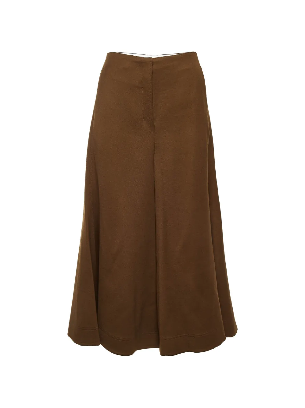 Celine Pre-Owned A-line midi skirt - Brown