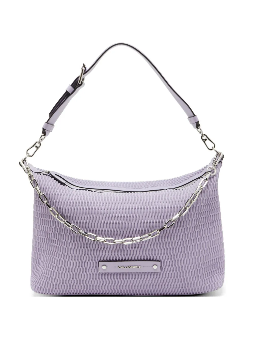 Karl Lagerfeld K/Kushion quilted shoulder bag - Violett