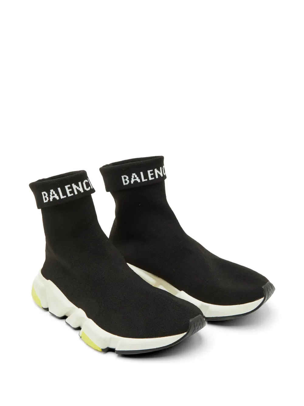  Balenciaga Pre-owned Speed Knit Sneakers - Noir 