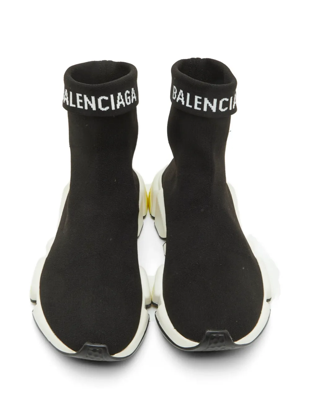  Balenciaga Pre-owned Speed Knit Sneakers - Noir 
