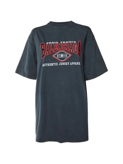Balenciaga Pre-Owned logo-print oversized T-shirt
