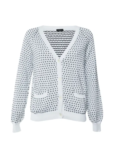 JOSEPH textured button-front cardigan