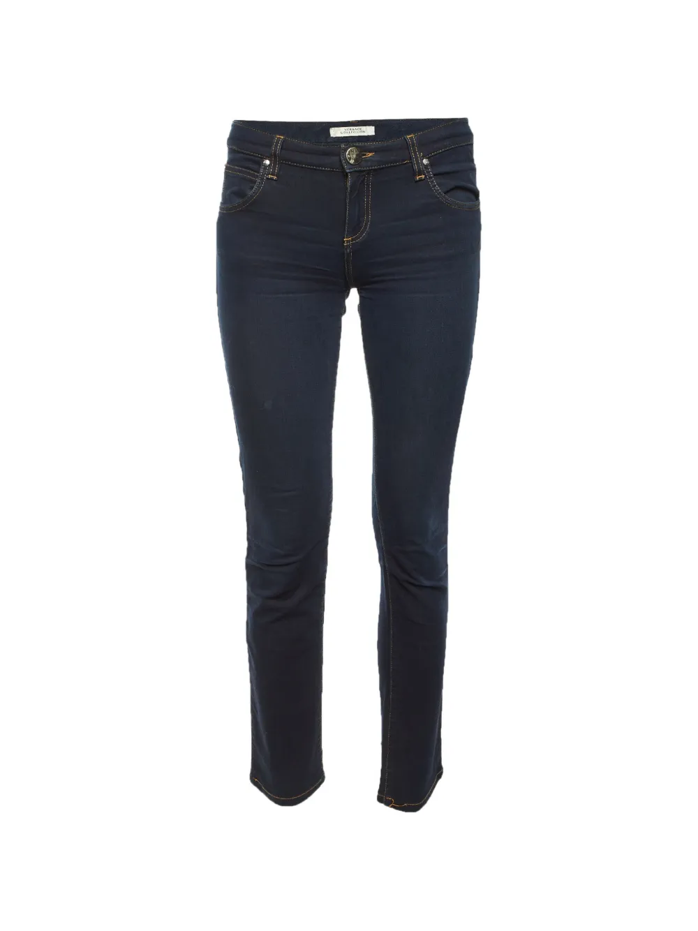 Versace Pre-Owned button jeans - Blau