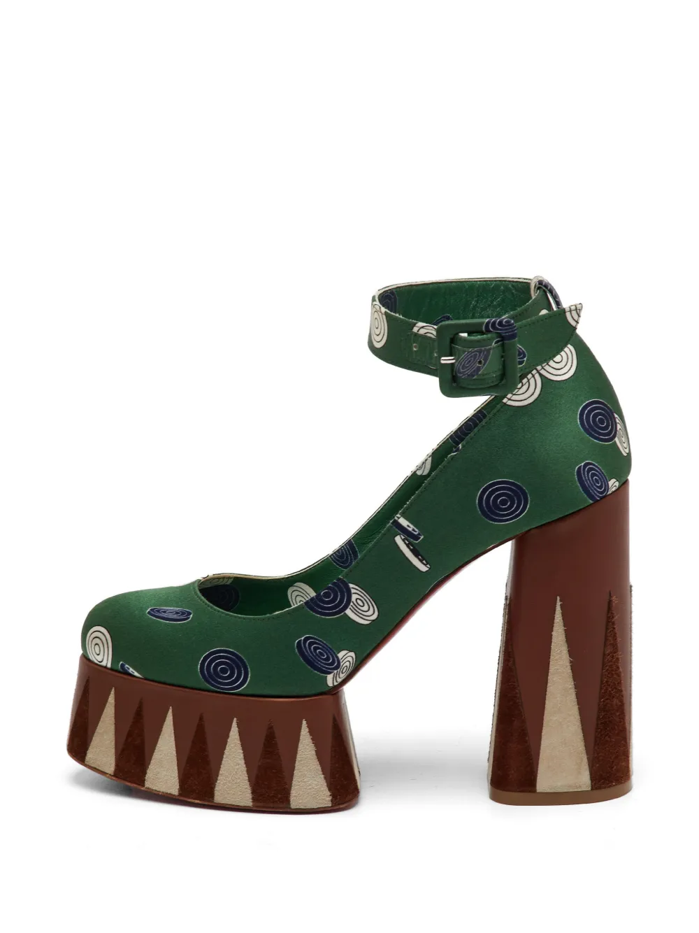 Christian Louboutin Pre-Owned Yazefir platform pumps - Grün