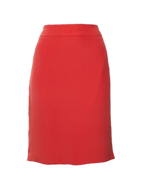 Armani Vintage textured knee-length skirt
