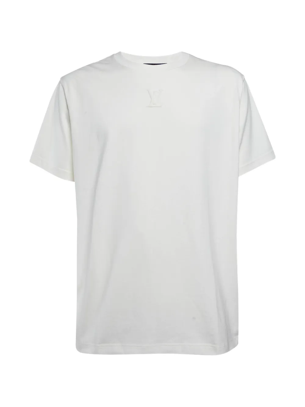 Louis Vuitton Pre-Owned logo-embossed T-shirt - Bianco