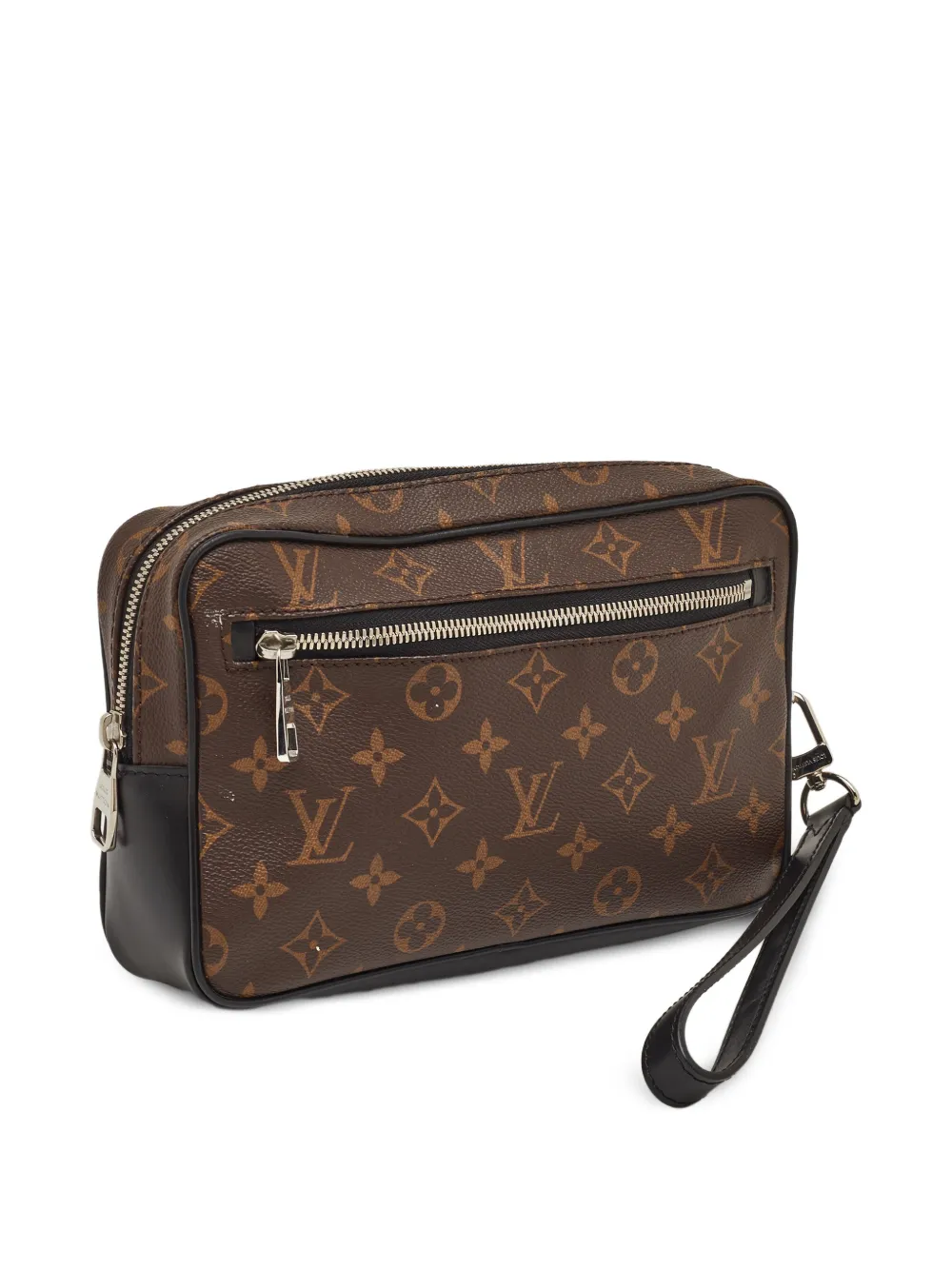 Louis Vuitton Pre-Owned Kasai Monogram-patterned clutch bag - Marrone