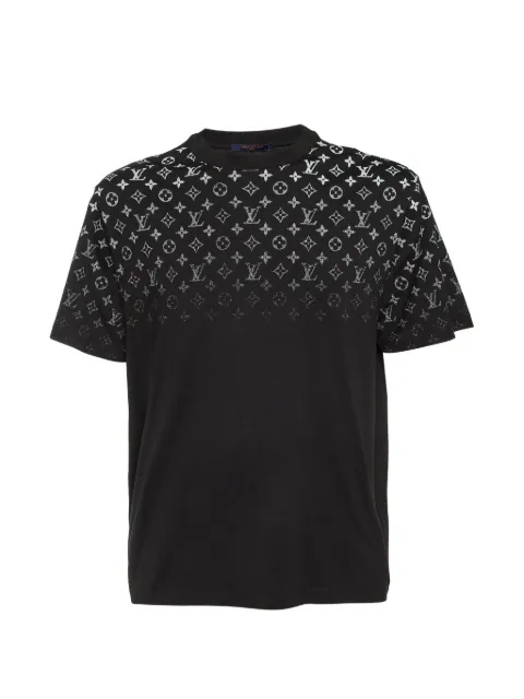 Louis Vuitton Pre-Owned gradient monogram cotton T shirt