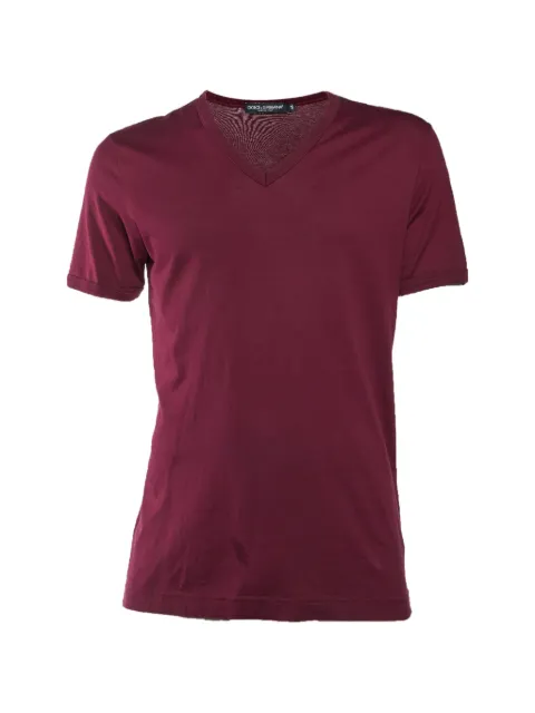 Dolce & Gabbana Pre-Owned camiseta con cuello en V