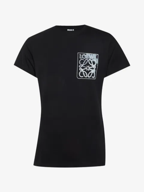 Loewe Pre-Owned T-Shirt mit Anagram-Stickerei