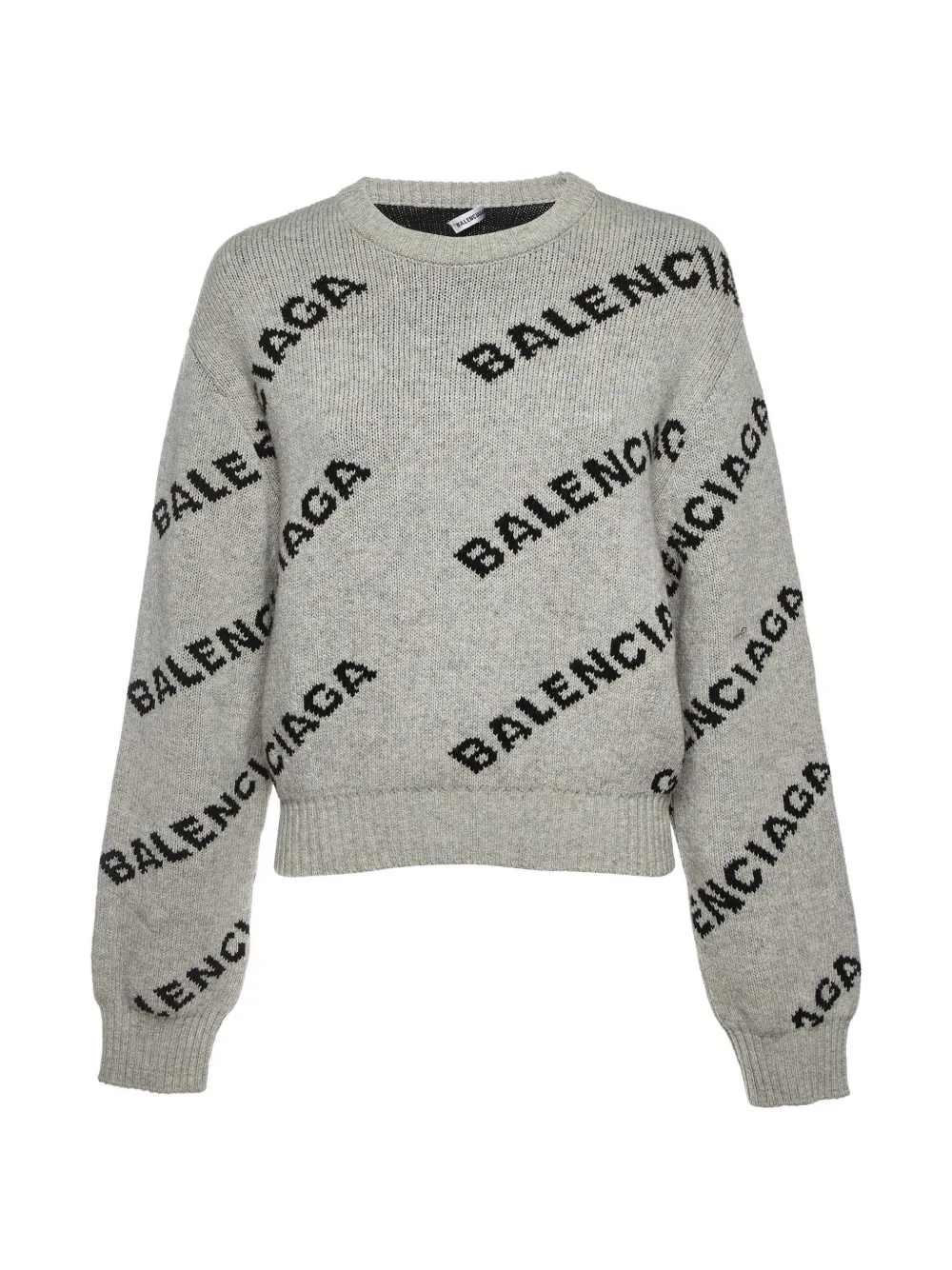 Balenciaga Pre-Owned logo sweater - Grau