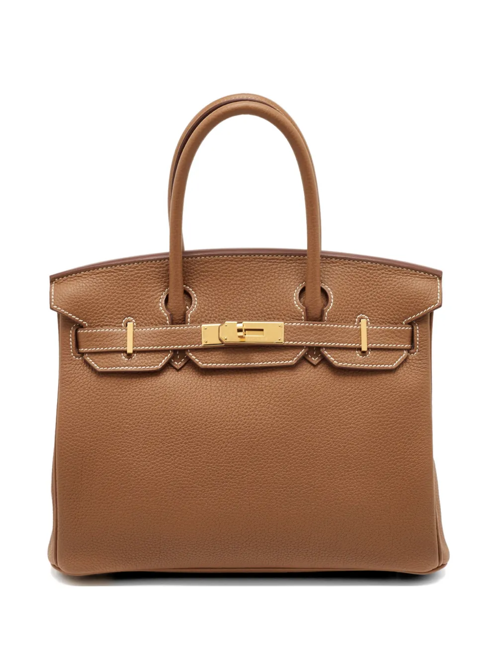 Hermès Pre-Owned 2023 Togo Birkin 30 leather tote bag - Toni neutri