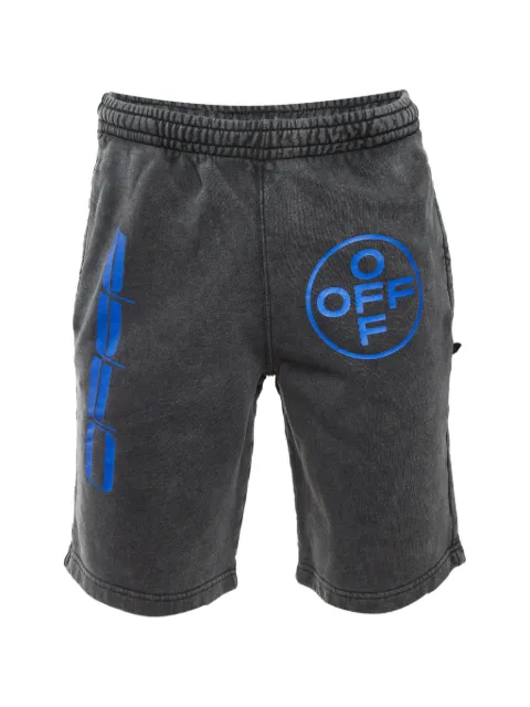 Off-White Pre-Owned Caravaggio print washed shorts