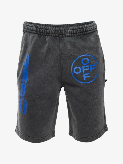 Off-White Pre-Owned Caravaggio print washed shorts