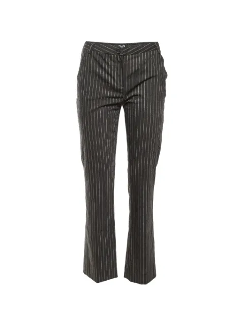 D&G Vintage pinstripe straight-fit trousers