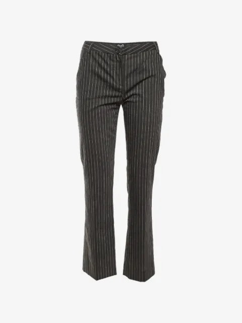 D&G Vintage pinstripe straight-fit trousers
