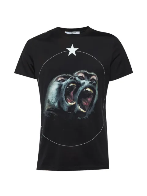 Givenchy Pre-Owned camiseta con estampado Monkey Brothers