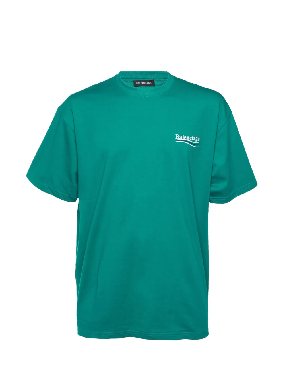 Balenciaga Pre-Owned Political Campaign cottonT-shirt - Grün