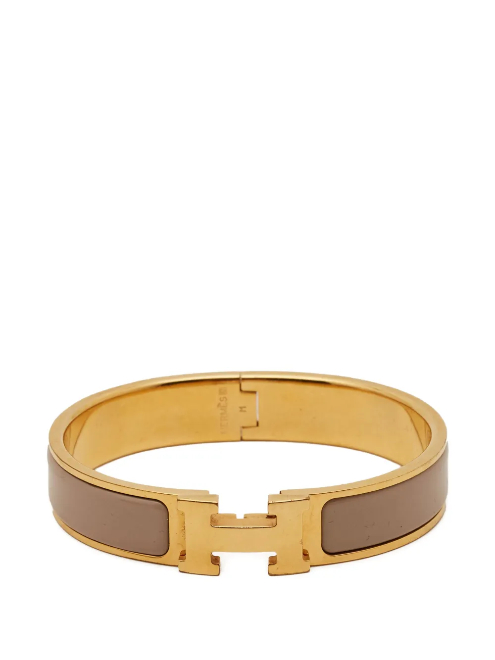 Hermès Pre-Owned Clic H enamel bracelet - Oro