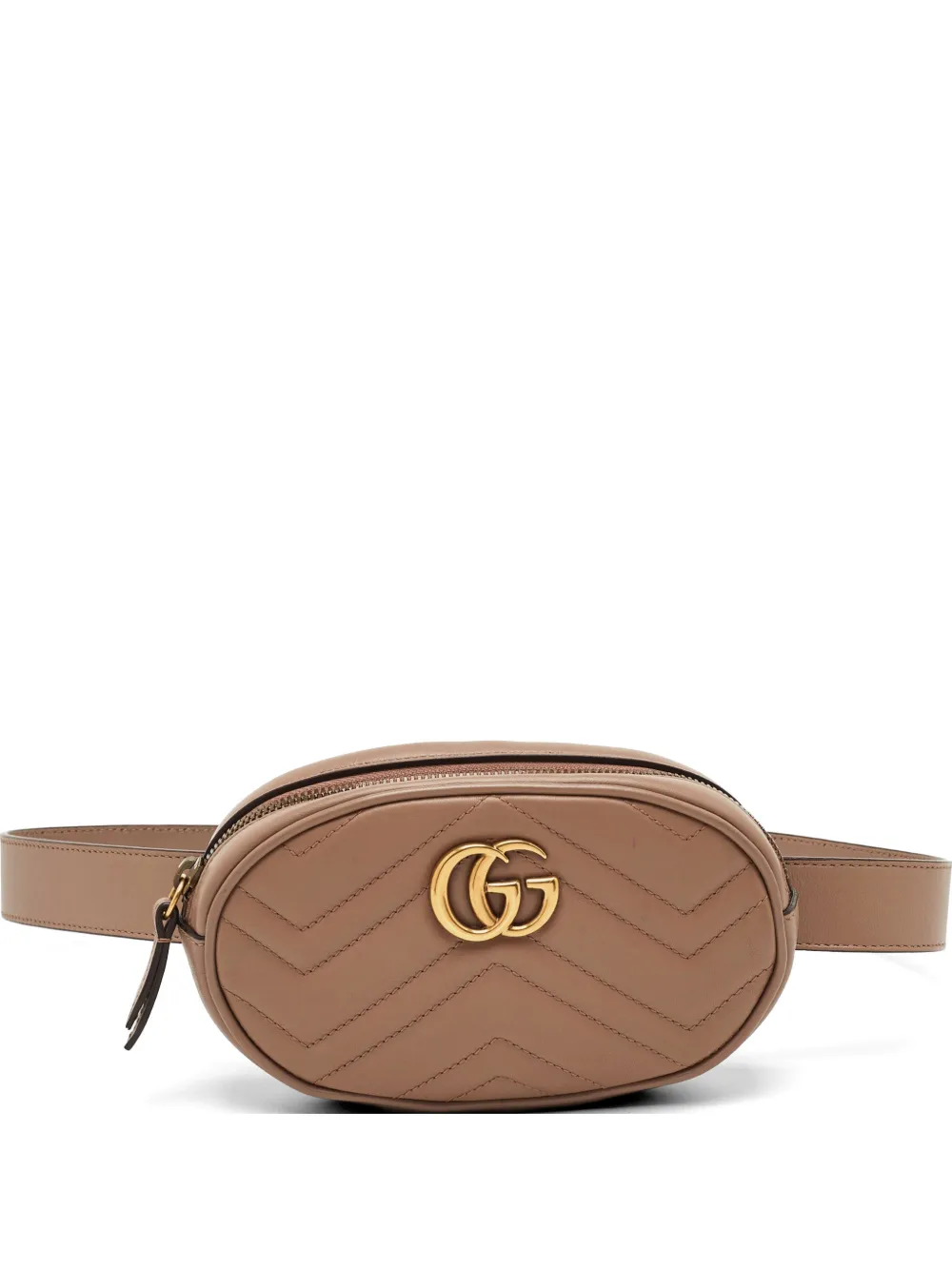 Gucci Pre-Owned mini GG Marmont leather belt bag - Toni neutri