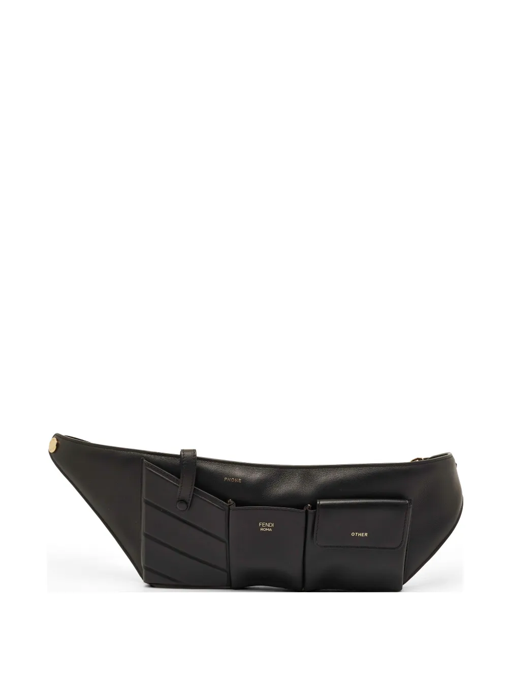 Fendi Pre-Owned multi-pocket belt bag - Schwarz