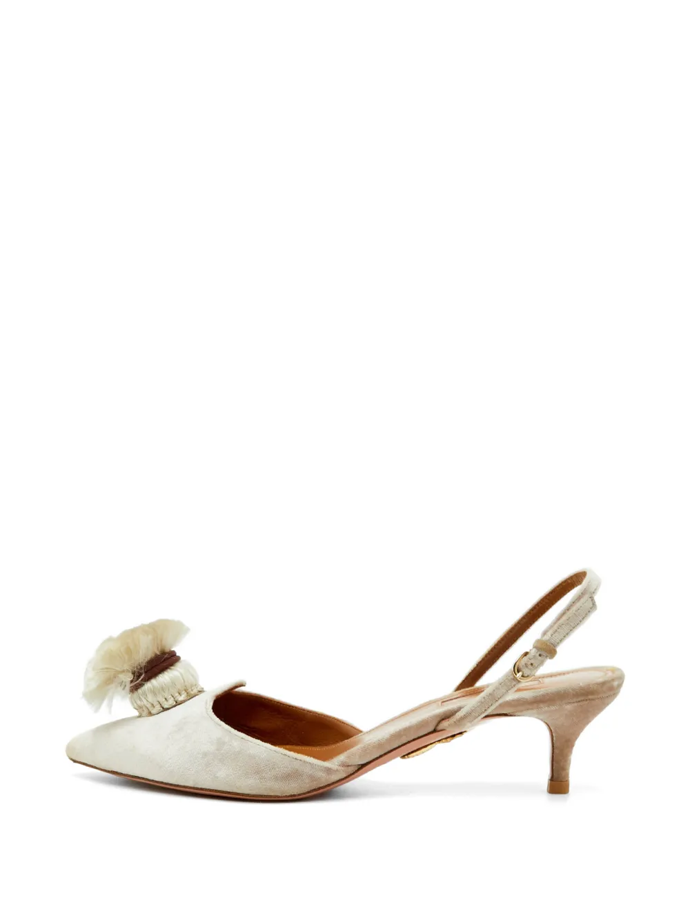 Aquazzura Powder Puff slingback pumps - Toni neutri