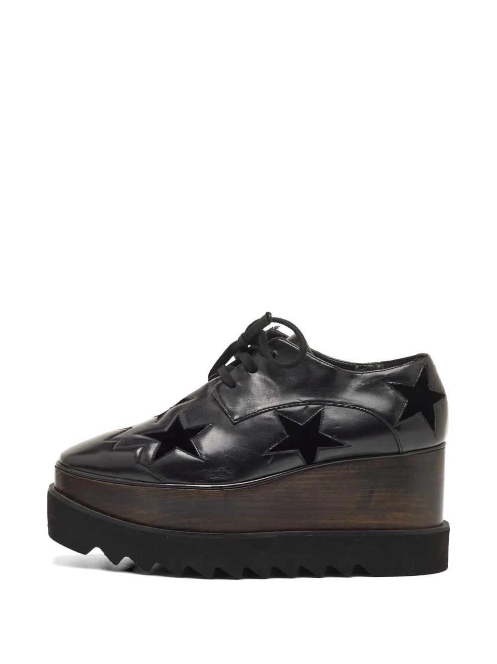 Stella McCartney Pre-Owned Elyse Star platform sneakers - Nero